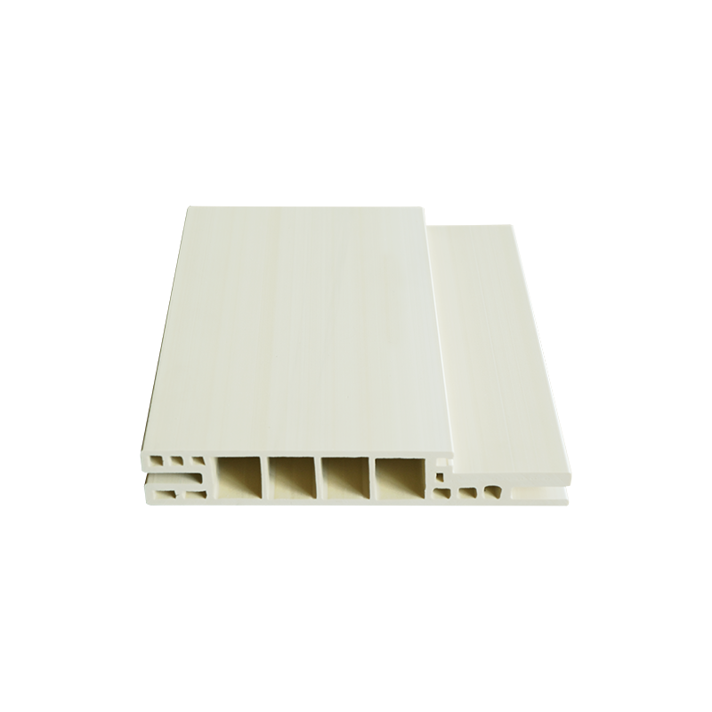 Moldura de porta WPC imperme&aacute;vel com filme de PVC laminado para porta interna